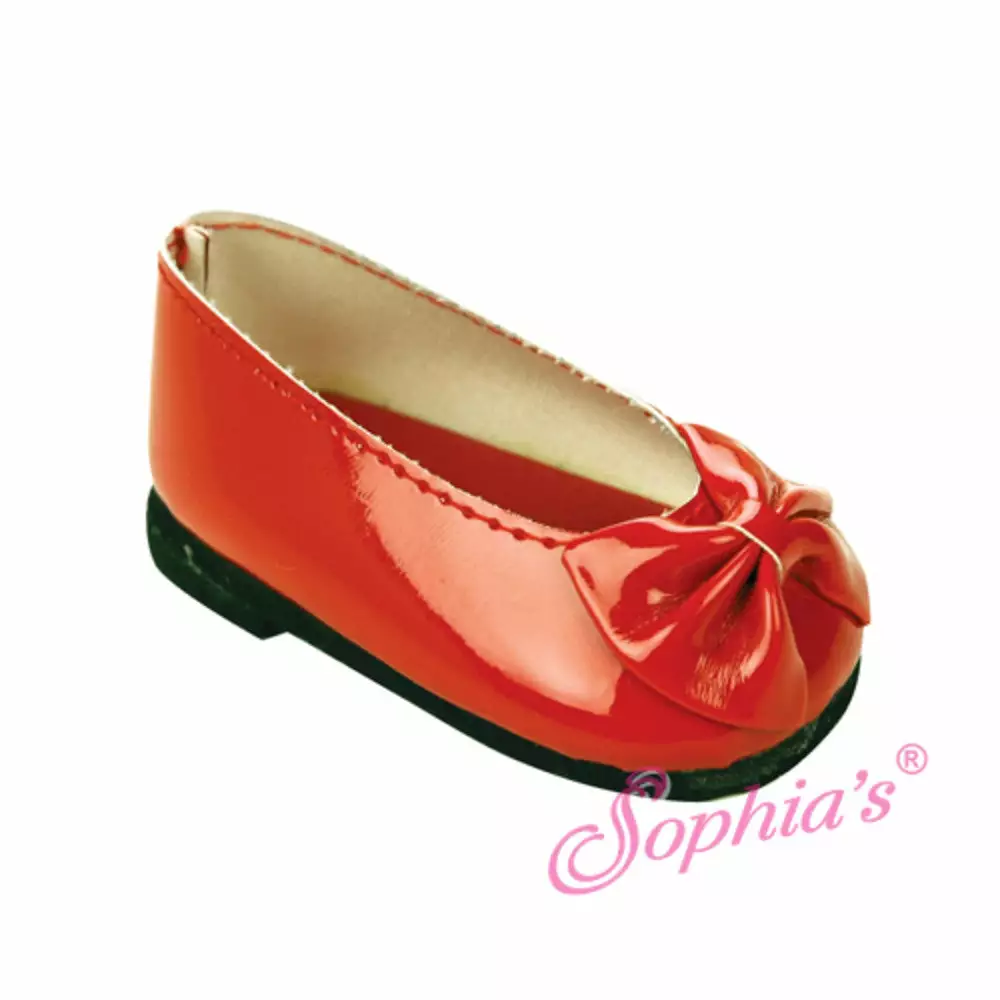 TeamsonUS Sophia's - 18" Doll - Patent Bow Shoe - Red Kids 3 TeamsonUS Sophia's - 18" Doll - Patent Bow Shoe - Red Kids