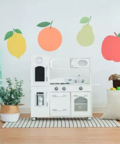 TeamsonUS Teamson Kids Little Chef Westchester Retro Kids Kitchen Playset, Ivory 10 TeamsonUS Teamson Kids Little Chef Westchester Retro Kids Kitchen Playset, Ivory