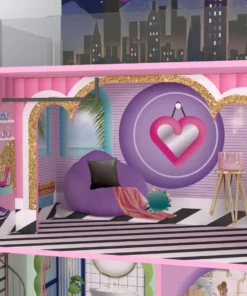 TeamsonUS Olivia's Little World Kids Wooden Dreamland Sunset 3-Level Dollhouse Set New