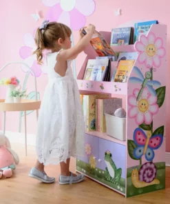 TeamsonUS Fantasy Fields Magic Garden Kids 3-Tier Wooden Bookshelf With Storage, Multicolor 12 TeamsonUS Fantasy Fields Magic Garden Kids 3-Tier Wooden Bookshelf With Storage, Multicolor