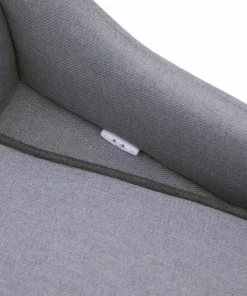 TeamsonUS Teamson Pets Chaise Lounge Dog Bed With Storage For Cats And Small Dogs, Gray