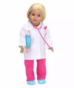 TeamsonUS Kids Sophia's Medical Bag And Doctor Accessories Set For 18'' Dolls, Black 12 TeamsonUS Kids Sophia's Medical Bag And Doctor Accessories Set For 18'' Dolls, Black