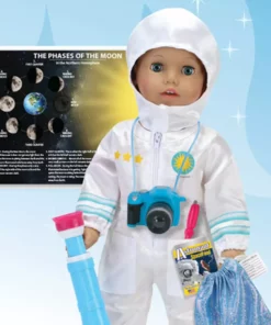 TeamsonUS Sophia's 8 Piece Smithsonian Astronaut Accessories For 18