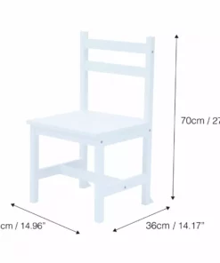 TeamsonUS New Fantasy Fields Wooden Play Writing Desk With Storage And Chair Set, White 19 TeamsonUS New Fantasy Fields Wooden Play Writing Desk With Storage And Chair Set, White