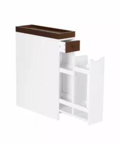 TeamsonUS Teamson Home Narrow Cabinet With Drawers And Tray 6.5