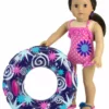 TeamsonUS Sophia's Doll Bathing Suit And Inner Tube Set For 18" Dolls Kids