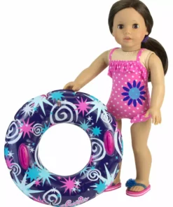 TeamsonUS Sophia's Doll Bathing Suit And Inner Tube Set For 18