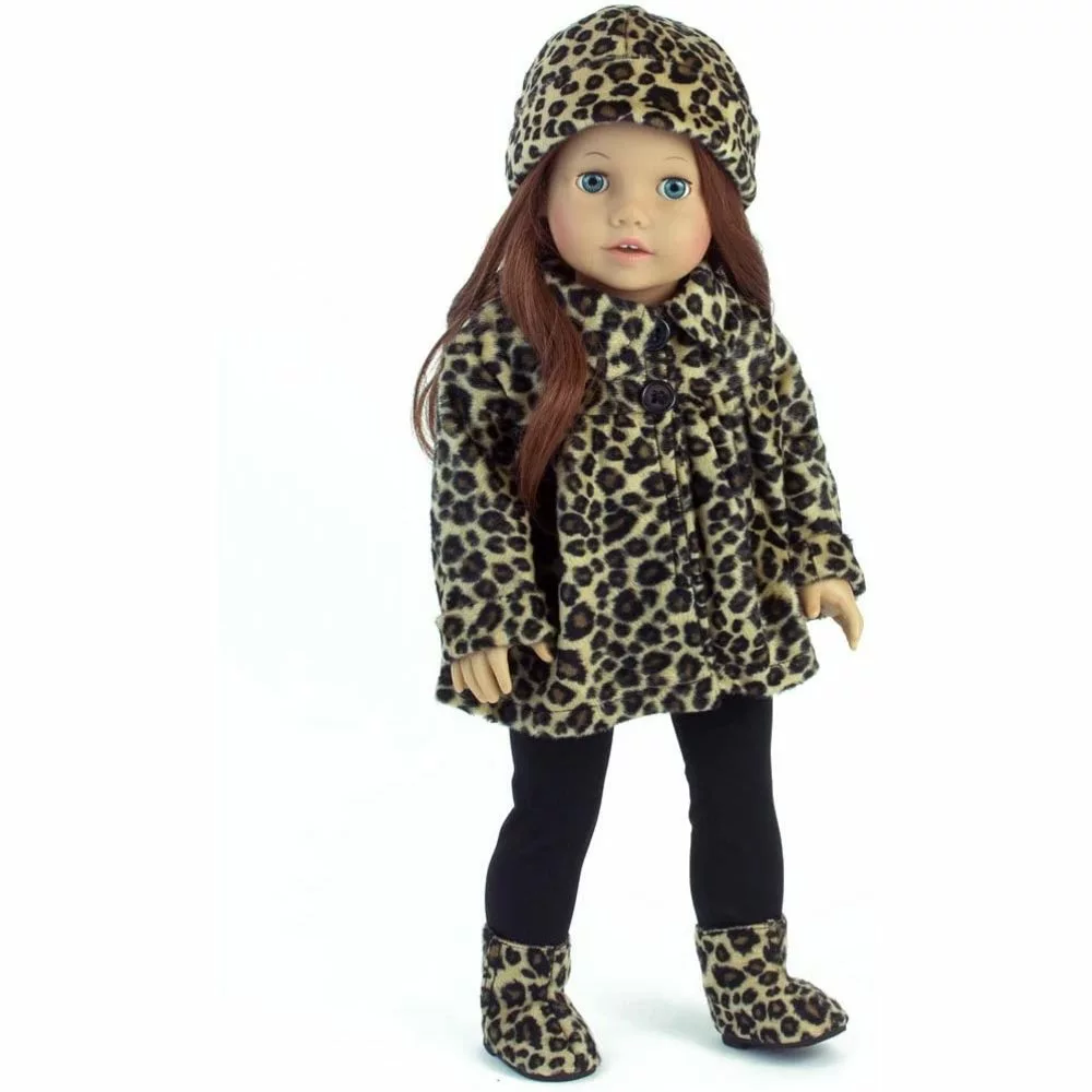 TeamsonUS Sophia's Doll Coat, Hat, Leggings, And Boots Set For 18" Dolls 6 TeamsonUS Sophia's Doll Coat, Hat, Leggings, And Boots Set For 18" Dolls