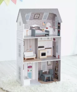 TeamsonUS Olivia's Little World Furnished Dollhouse For 12