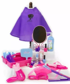 TeamsonUS Kids Sophia's Hair Salon Complete 30 Piece Play Set For 18" Dolls