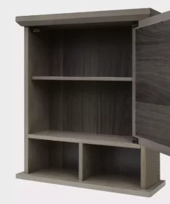 TeamsonUS Teamson Home Russell Farmhouse Wooden Removable Medicine Cabinet, Salt Oak 17 TeamsonUS Teamson Home Russell Farmhouse Wooden Removable Medicine Cabinet, Salt Oak