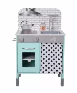 TeamsonUS Teamson Kids Little Chef Philly Modern Wooden Kitchen Playset, Mint/White 19 TeamsonUS Teamson Kids Little Chef Philly Modern Wooden Kitchen Playset, Mint/White