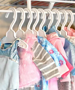 TeamsonUS Sophia's 7 1/2" Plastic Hangers 10 Pack Set For 18" Dolls, White Kids 9 TeamsonUS Sophia's 7 1/2