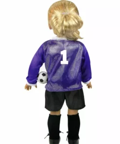 TeamsonUS Sophia's Doll Soccer Outfit 6-Piece Set With Ball For 18