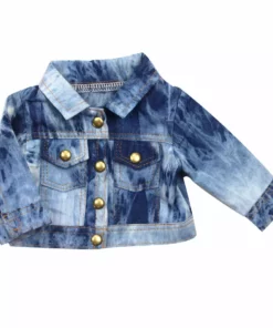TeamsonUS Sophia's Acid Wash Style Jean Jacket For 18" Dolls, Blue Kids