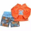TeamsonUS Sophia's Surf Shirt And Floral Swim Trunks Set For 18" Boy Dolls Kids 2 TeamsonUS Sophia's Surf Shirt And Floral Swim Trunks Set For 18" Boy Dolls Kids