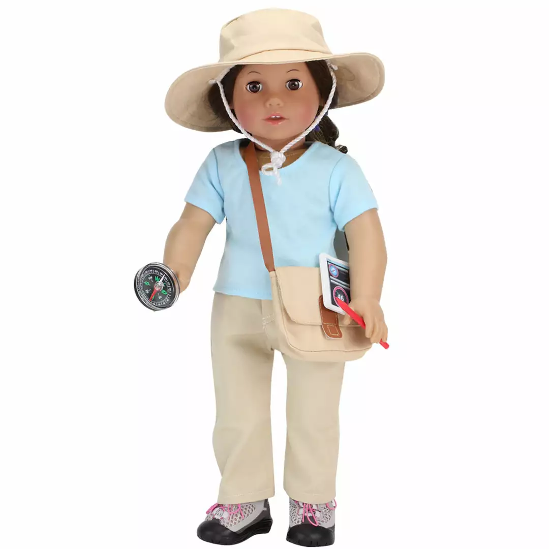 TeamsonUS Sophia's 10 Piece Smithsonian Paleontologist Set For 18" Dolls, Multicolor 6 TeamsonUS Sophia's 10 Piece Smithsonian Paleontologist Set For 18" Dolls, Multicolor