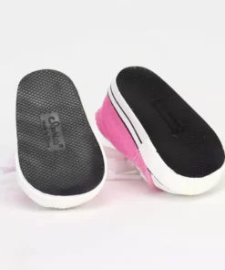 TeamsonUS Sophia's Light Pink Canvas Sneaker Shoe With Laces For 18" Dolls 8 TeamsonUS Sophia's Light Pink Canvas Sneaker Shoe With Laces For 18