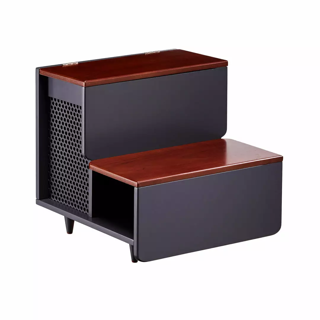 TeamsonUS Teamson Pets Esker Wooden Pet Stairs Ramp For Cat Or Dog, Mocha/Walnut 3 TeamsonUS Teamson Pets Esker Wooden Pet Stairs Ramp For Cat Or Dog, Mocha/Walnut