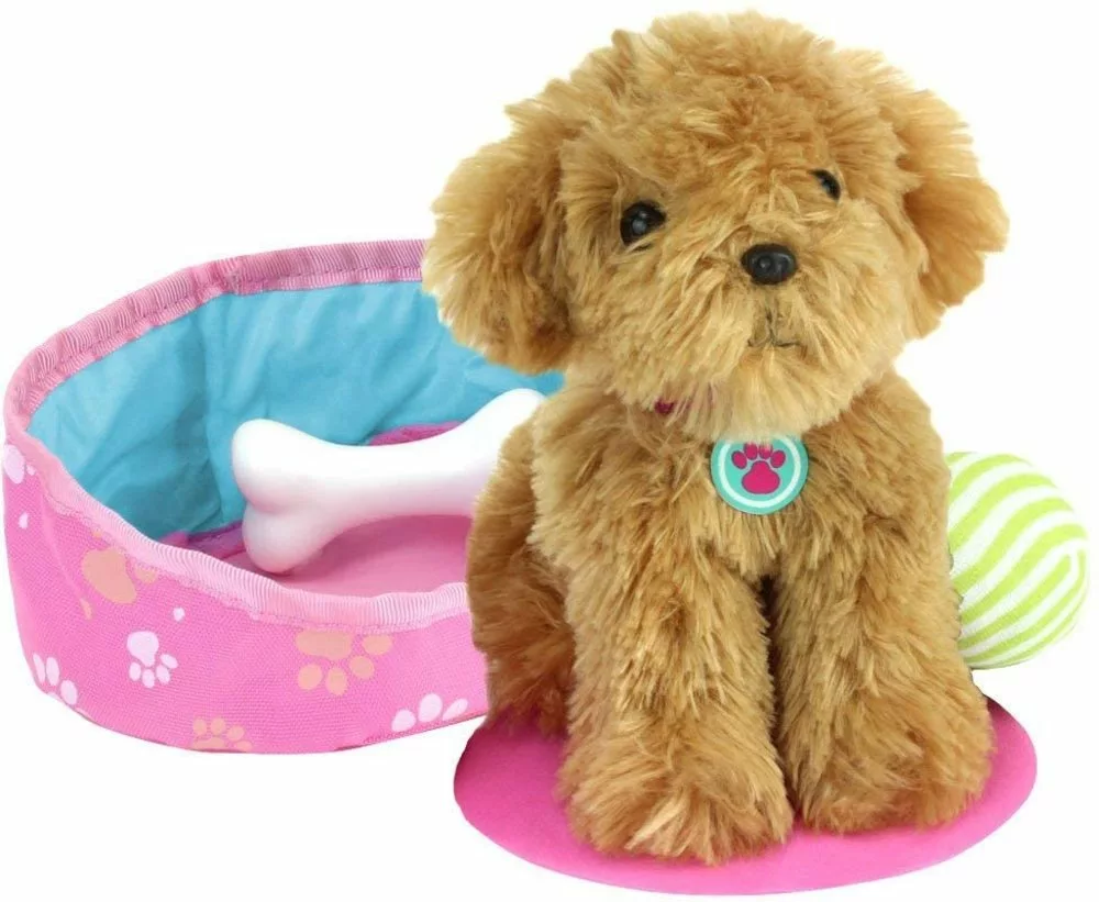 TeamsonUS Kids Sophia's Plush Puppy And Accessories Set For 18" Dolls 4 TeamsonUS Kids Sophia's Plush Puppy And Accessories Set For 18" Dolls
