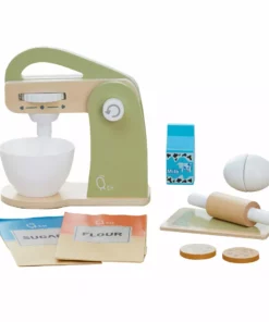 TeamsonUS Teamson Kids Little Chef Frankfurt Wooden Mixer Play Kitchen Accessories, Green