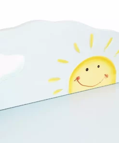 TeamsonUS Fantasy Fields Kids Painted Wooden Sunny Safari Bookshelf With Storage Drawer, Multicolor