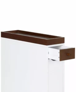 TeamsonUS Teamson Home Narrow Cabinet With Drawers And Tray 6.5