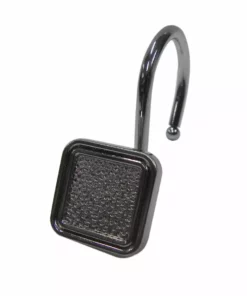 TeamsonUS Teamson Home Stratford Shin Shower Hooks, Set Of 12, Chrome