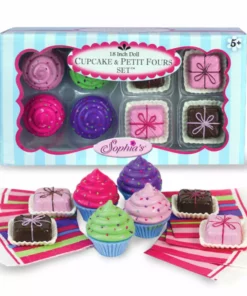 TeamsonUS Sophia's Cupcakes & Petit Fours Dessert Set For 18