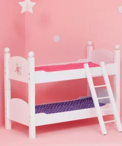 TeamsonUS Kids Olivia's Little World - Little Princess 18" Doll Double Bunk Bed