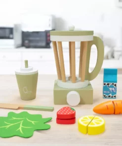 TeamsonUS Teamson Kids Little Chef Frankfurt Wooden Blender Play Kitchen Accessories, Green 11 TeamsonUS Teamson Kids Little Chef Frankfurt Wooden Blender Play Kitchen Accessories, Green