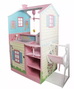 TeamsonUS Olivia's Little World Baby Doll Changing Station Dollhouse With Storage, Multicolor Kids