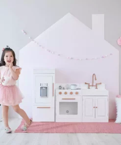 TeamsonUS Teamson Kids Little Chef Paris Complete Kitchen Playset, White