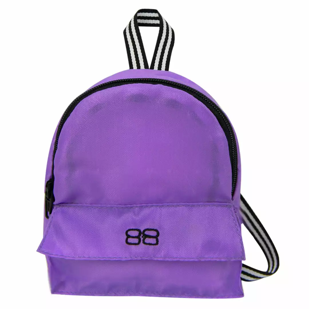 TeamsonUS Kids Sophia's Nylon Backpack For 18" Dolls, Purple 3 TeamsonUS Kids Sophia's Nylon Backpack For 18" Dolls, Purple