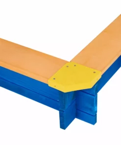 TeamsonUS Teamson Kids 4' Square Solid Wood Sandbox With Rotatable Canopy Cover, Honey/Blue 27 TeamsonUS Teamson Kids 4' Square Solid Wood Sandbox With Rotatable Canopy Cover, Honey/Blue