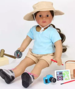 TeamsonUS Sophia's 10 Piece Smithsonian Paleontologist Set For 18" Dolls, Multicolor