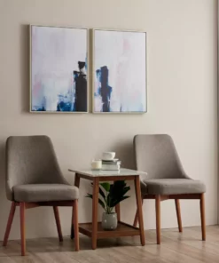 TeamsonUS Teamson Home Kingston Wooden Side Table With Storage And Marble-Look Top, Marble/Walnut 12 TeamsonUS Teamson Home Kingston Wooden Side Table With Storage And Marble-Look Top, Marble/Walnut