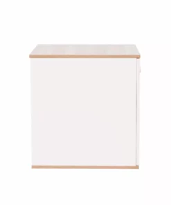 TeamsonUS Teamson Pets Daisy Two Tone Wooden Cat Litter Box Enclosure Side Table, Tan