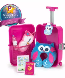 TeamsonUS Sophia's Travel Accessories Plus Suitcase Set For 18" Dolls