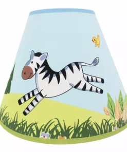 TeamsonUS Fantasy Fields Kids Sunny Safari Table Lamp, Multicolor