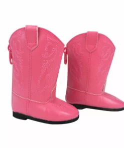 TeamsonUS Sophia's - 18" Doll - Western Boots - Hot Pink