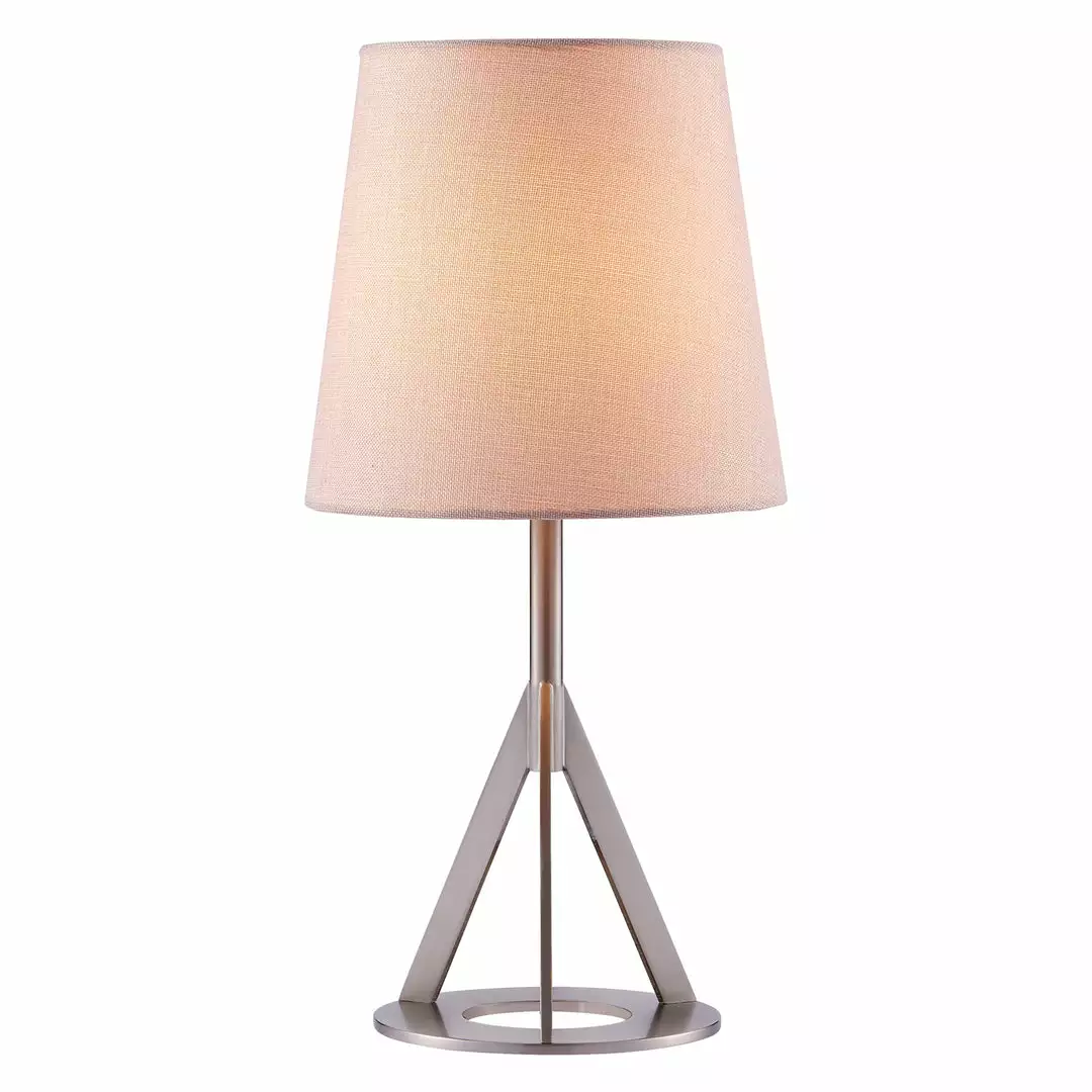TeamsonUS Teamson Home Aria 15" Modern Table Lamp With Round Shade, Brass/Khaki 8 TeamsonUS Teamson Home Aria 15" Modern Table Lamp With Round Shade, Brass/Khaki
