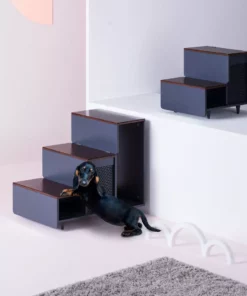 TeamsonUS Teamson Pets Esker Wooden Pet Stairs Ramp For Cat Or Dog, Mocha/Walnut 10 TeamsonUS Teamson Pets Esker Wooden Pet Stairs Ramp For Cat Or Dog, Mocha/Walnut