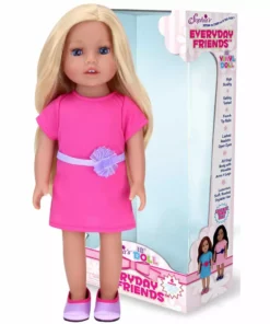 TeamsonUS Sophia's Posable 18" All Vinyl Blonde Hair Doll "Chloe" With Blue Eyes New