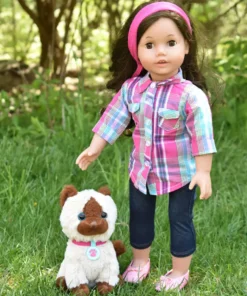 TeamsonUS Sophia's Tan Plush Kitten And Accessories Set For 18