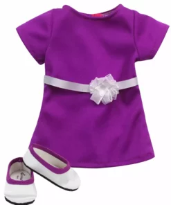 TeamsonUS Sophia's Posable 18" All Vinyl Brunette Hair Doll "Miley" With Brown Eyes