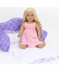 TeamsonUS Sophia's Plush Pull Out Couch/Double Bed Sized For 18