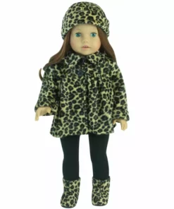 TeamsonUS Sophia's Doll Coat, Hat, Leggings, And Boots Set For 18" Dolls 7 TeamsonUS Sophia's Doll Coat, Hat, Leggings, And Boots Set For 18