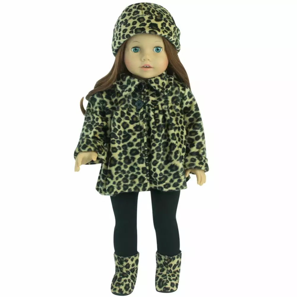 TeamsonUS Sophia's Doll Coat, Hat, Leggings, And Boots Set For 18" Dolls 4 TeamsonUS Sophia's Doll Coat, Hat, Leggings, And Boots Set For 18" Dolls