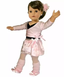 TeamsonUS Sophia's Complete Ballet Leotard And Sweater Set For 18